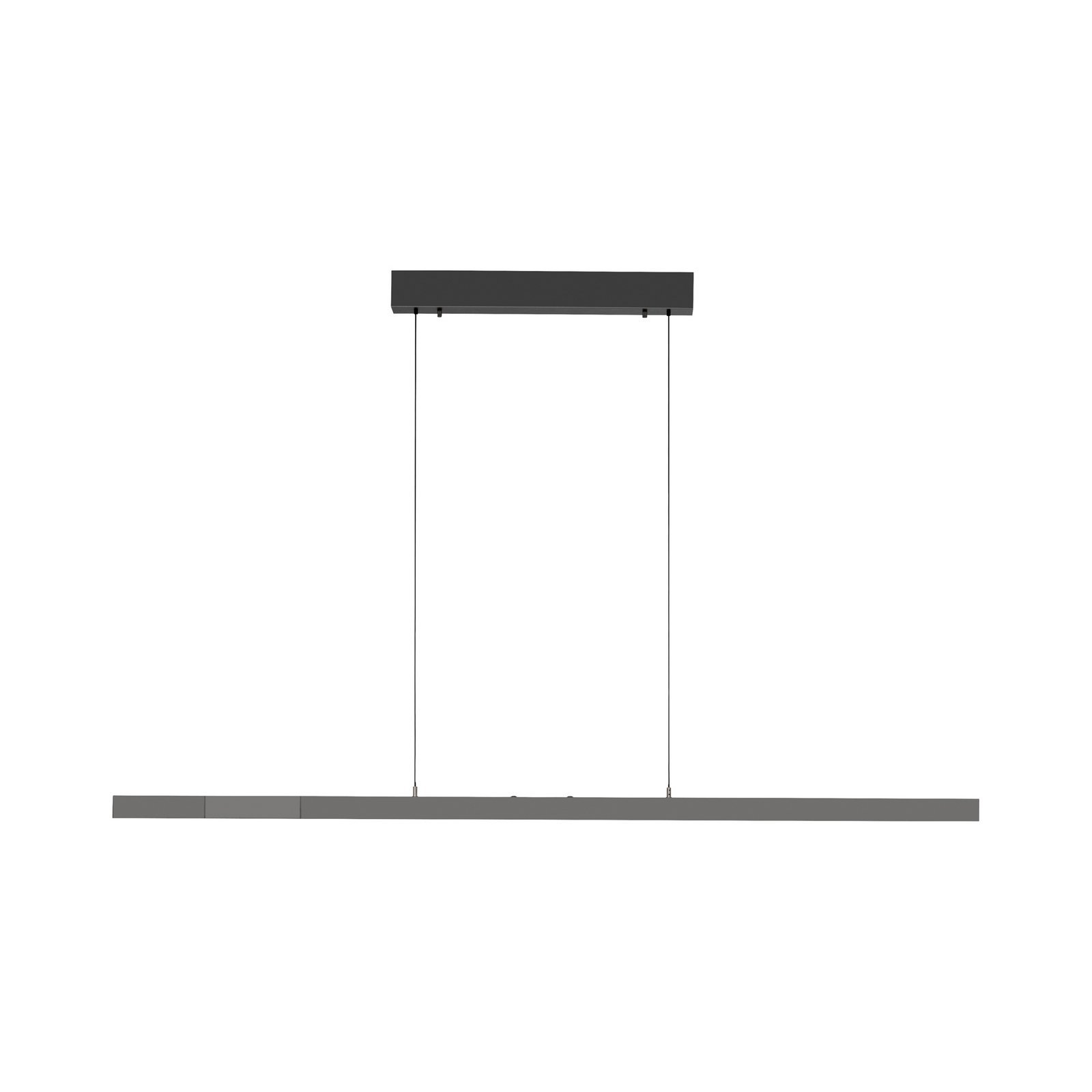 Lámpara colgante LED Adriana Comfort Lift de Paul Neuhaus, gris, CCT