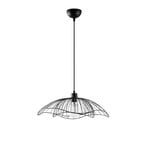 Hängeleuchte Tel, schwarz, Metall, Ø 50 cm, Metall