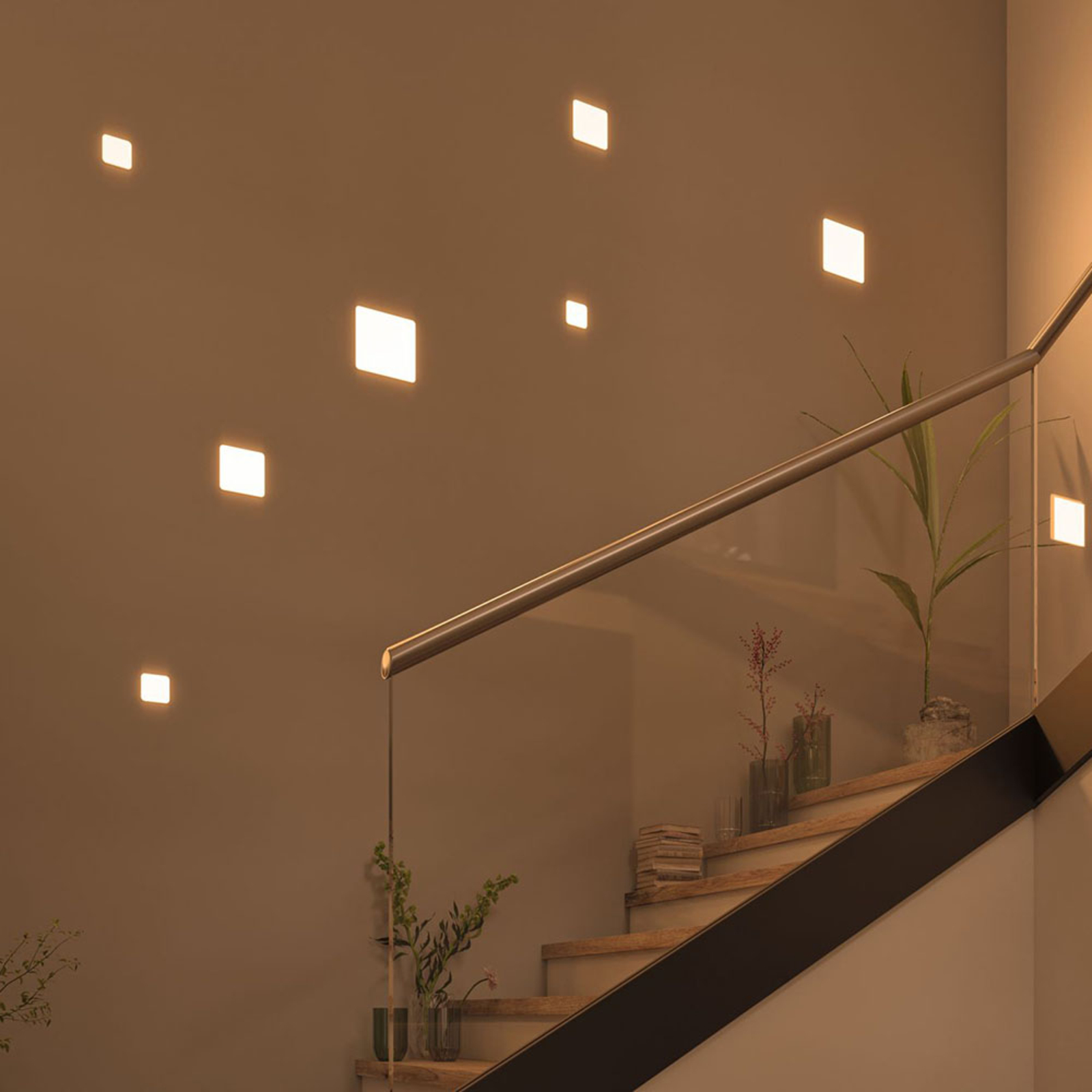 Paulmann LED-Panel Veluna 3.000K eckig Klemmfedern