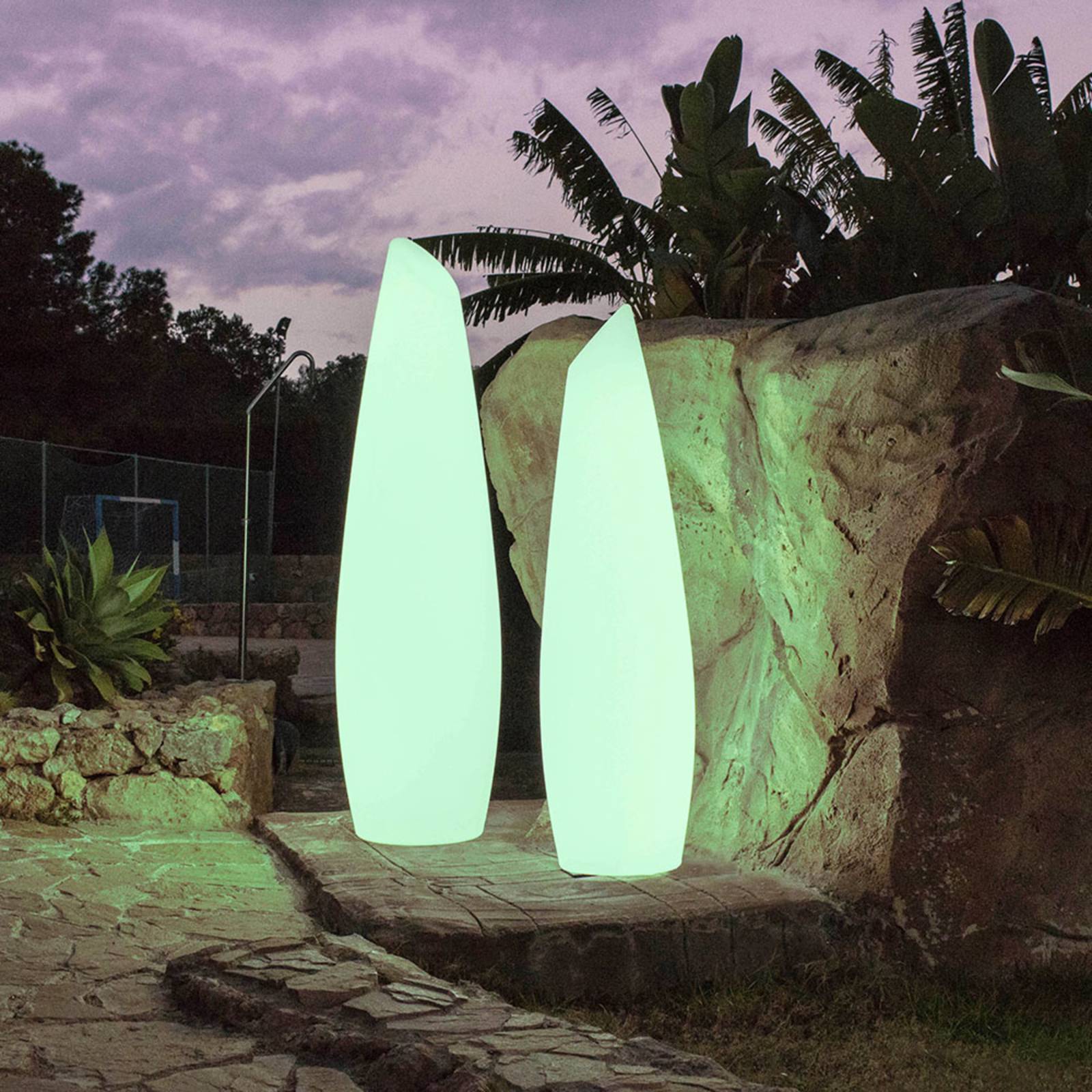 Newgarden Fredo lampadaire LED batterie, 140 cm