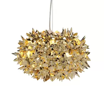 Kartell Bloom S2 LED hanging light G9, bronze