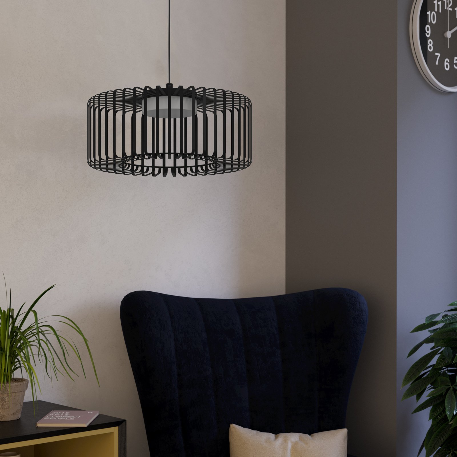 EGLO connect LED viseća svjetiljka Ginestrone-Z, 1 žarulja, crna