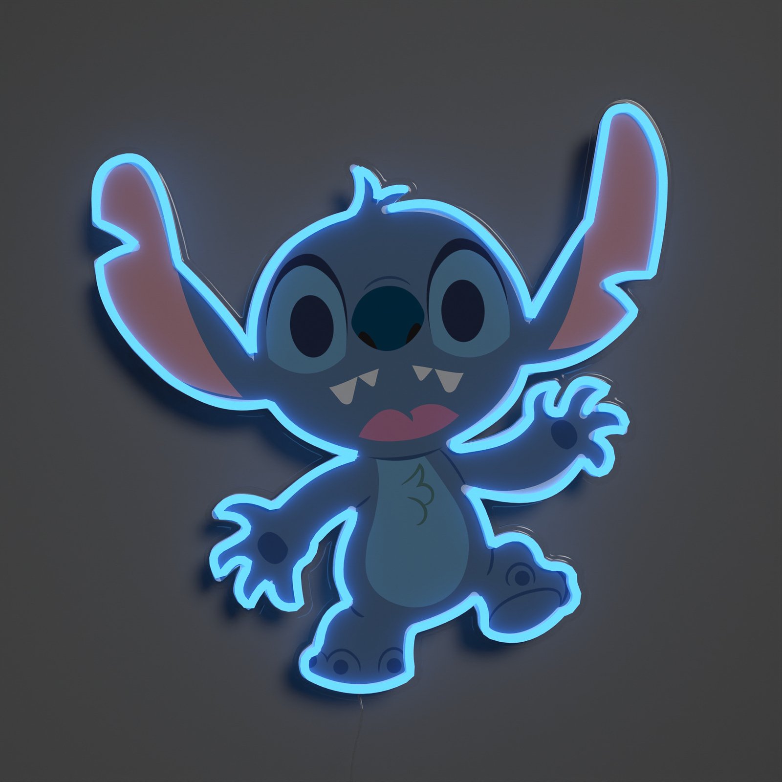 "YellowPop" "Disney Stitch Body" LED sieninis šviestuvas