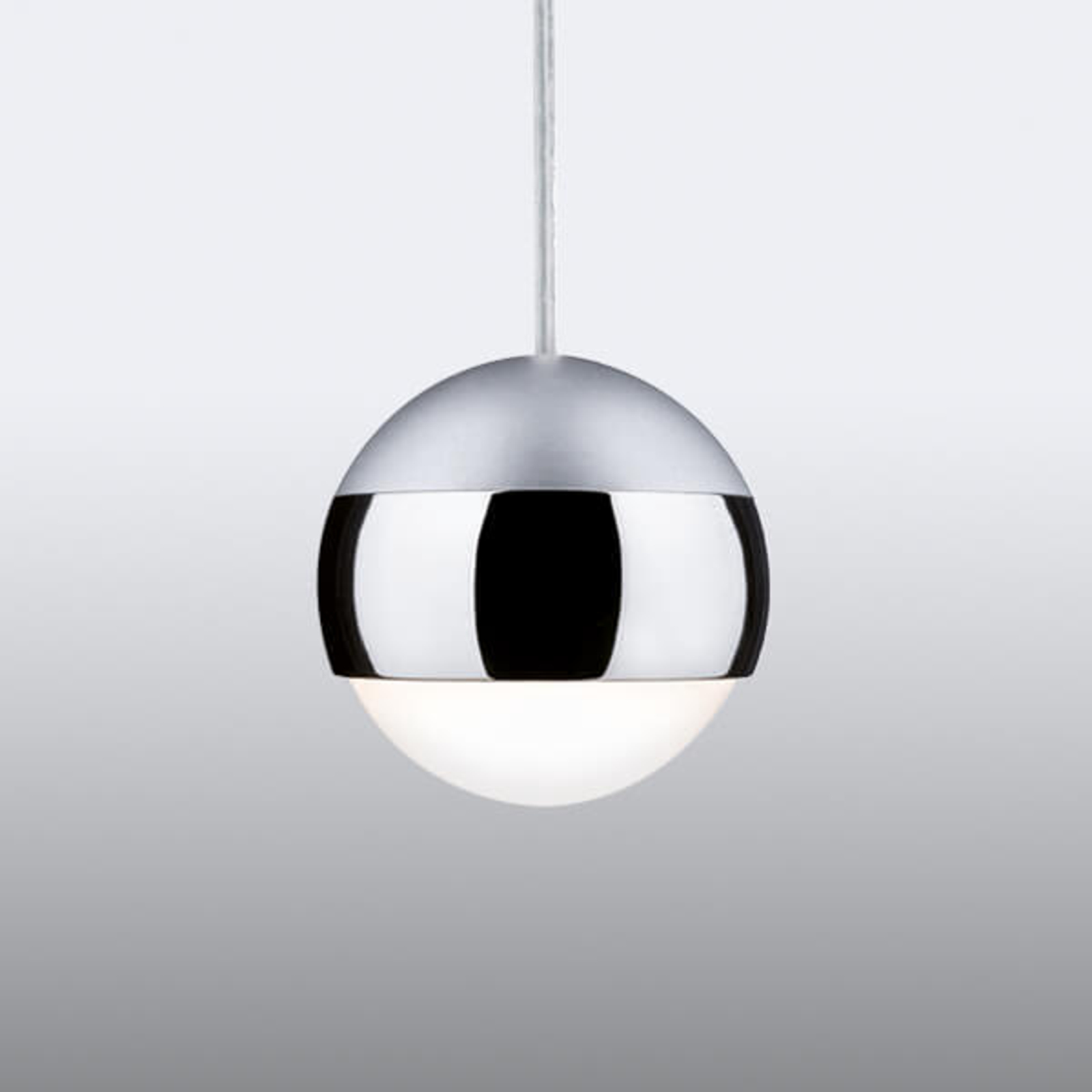 Paulmann URail Capsule II LED pendant in chrome, for Living / Dining Room, metal, 6 W, energy efficiency: A+