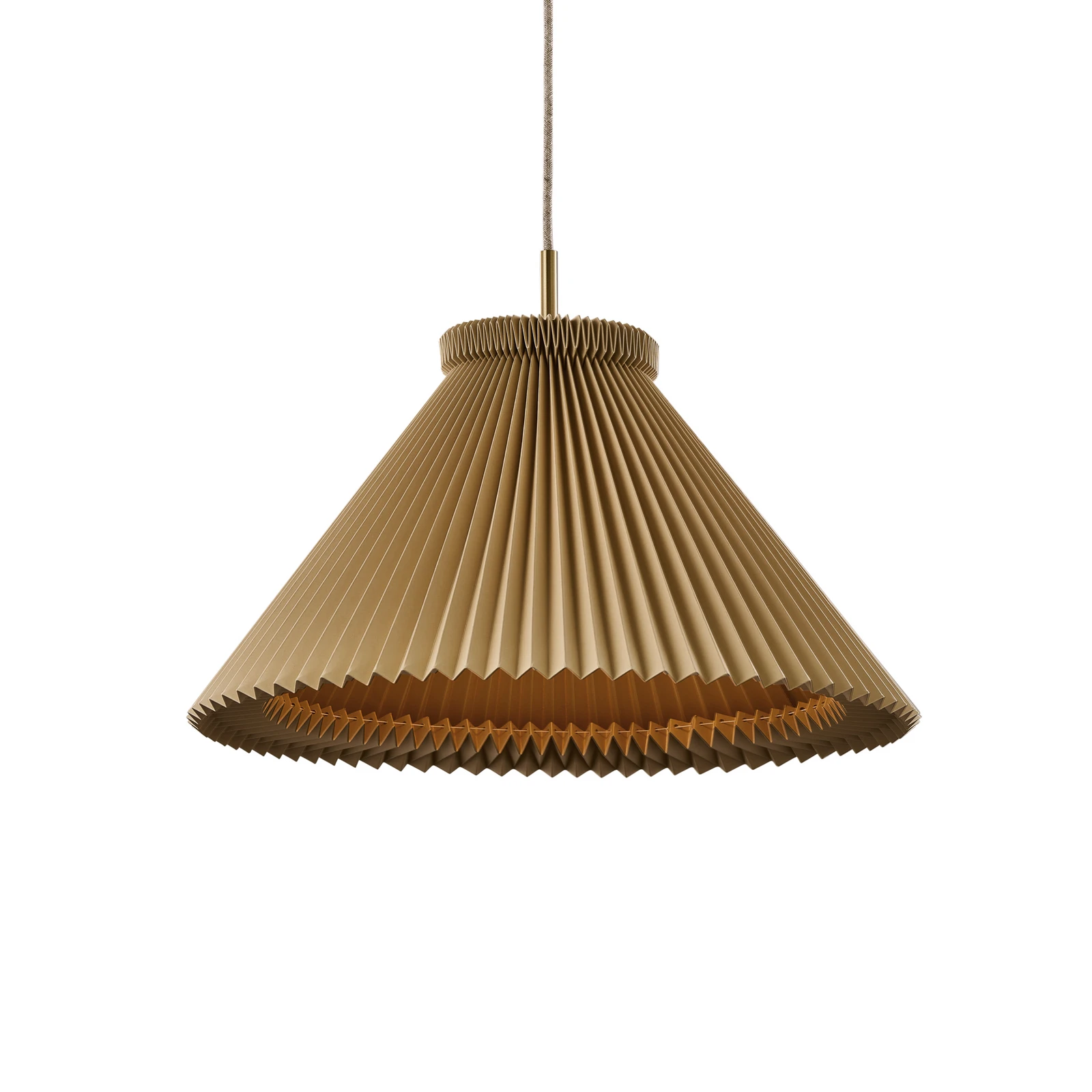 LE KLINT Hängeleuchte Model 1, Kunststoff, creme, Ø 44 cm