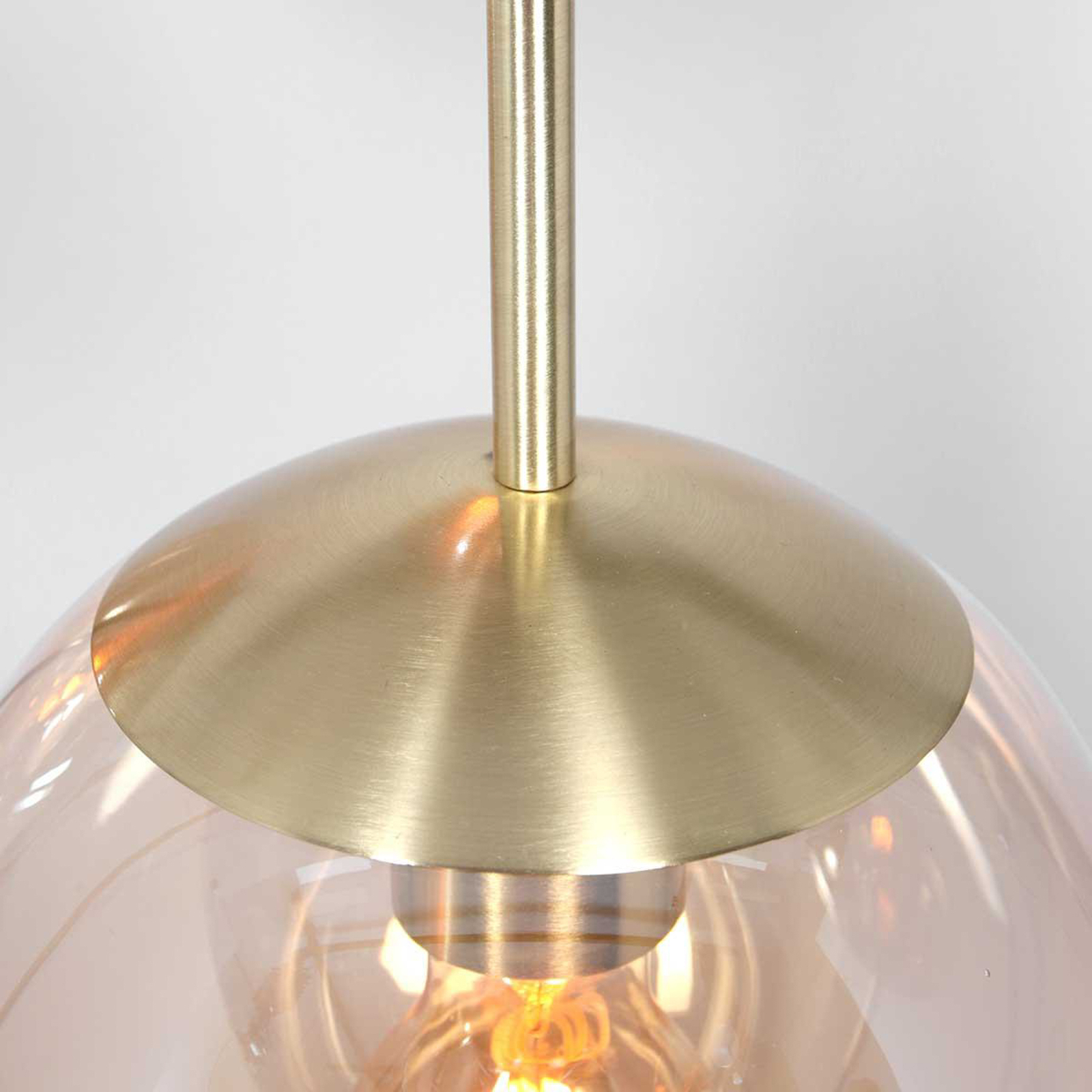 Suspension Bollique, 6 lampes, laiton