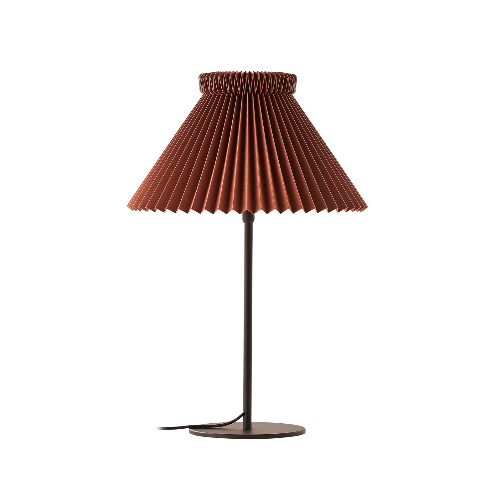 LE KLINT Tischleuchte LK 334, braun, Papier, Höhe 50 cm
