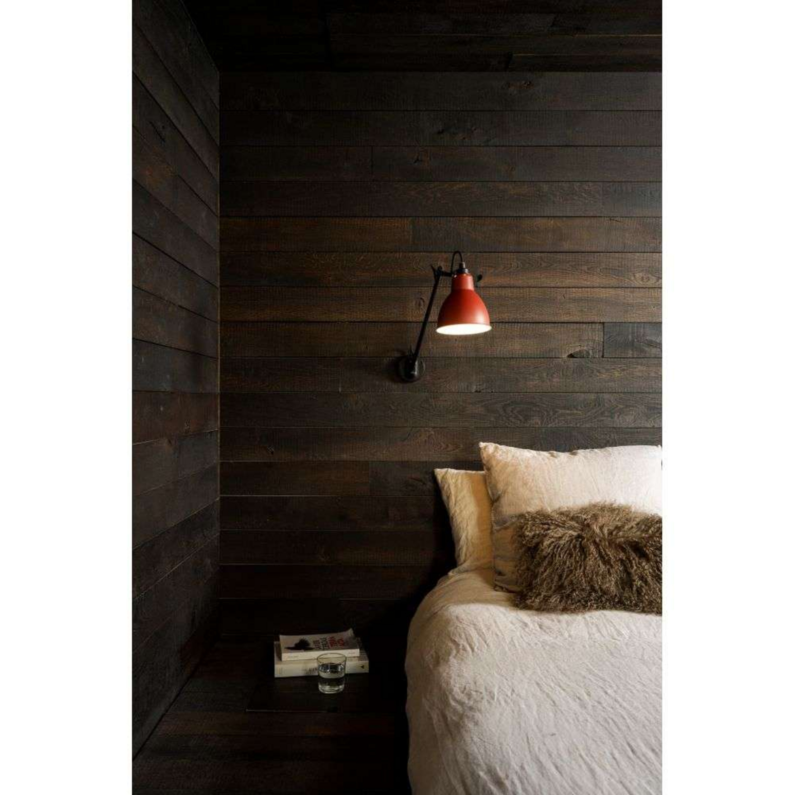 122 Aplică de Perete Black/Red - Lampe Gras