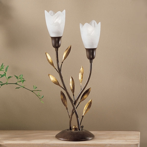 Lampe à poser CAMPANA design floral