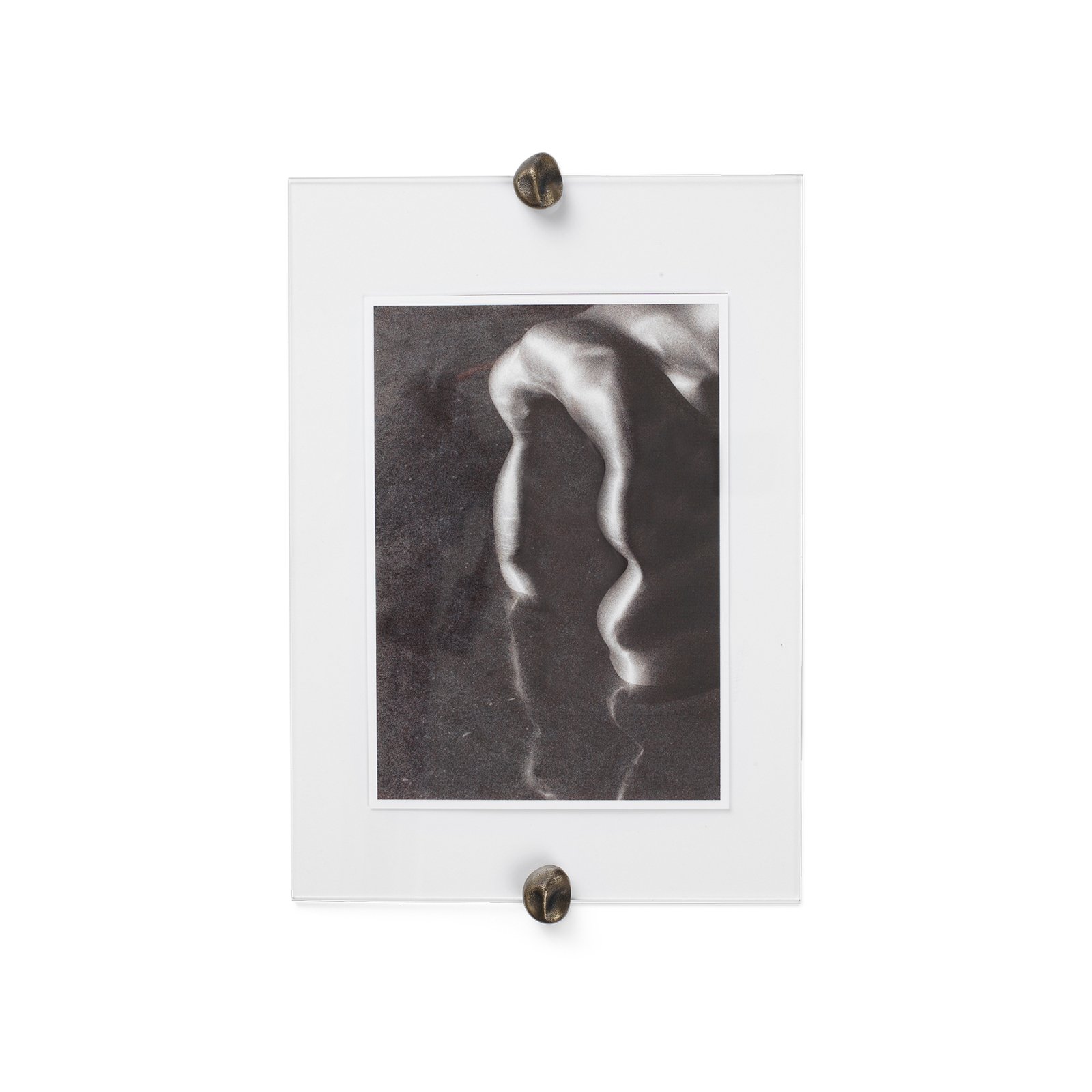 Gravel Picture Frame A4 Antique Brass - Ferm Living