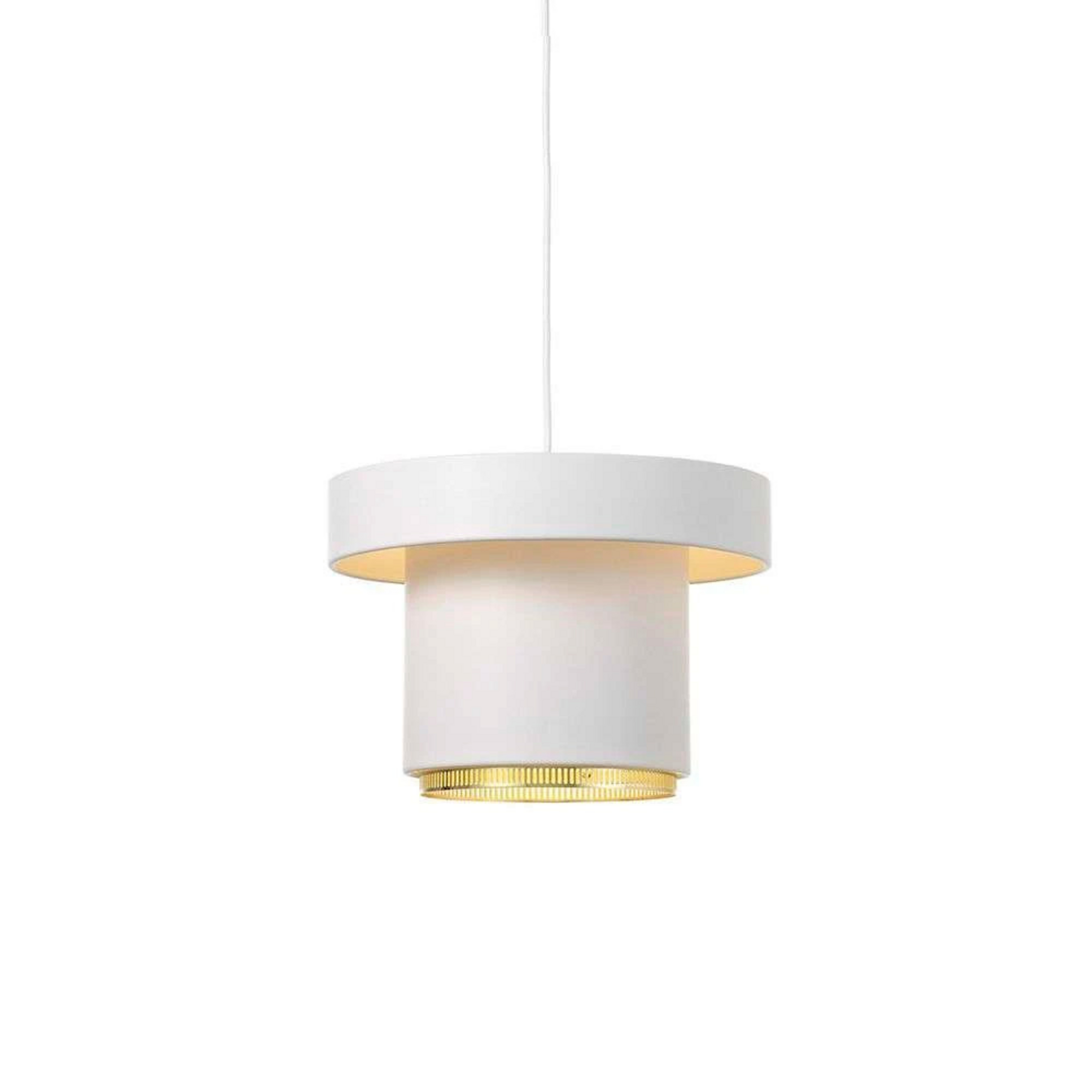 A201 Pendant White/Brass - Artek