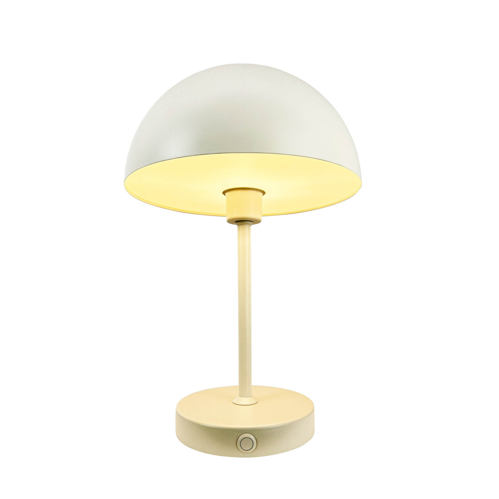 Dyberg Larsen Stockholm rechargeable table lamp, pearl white