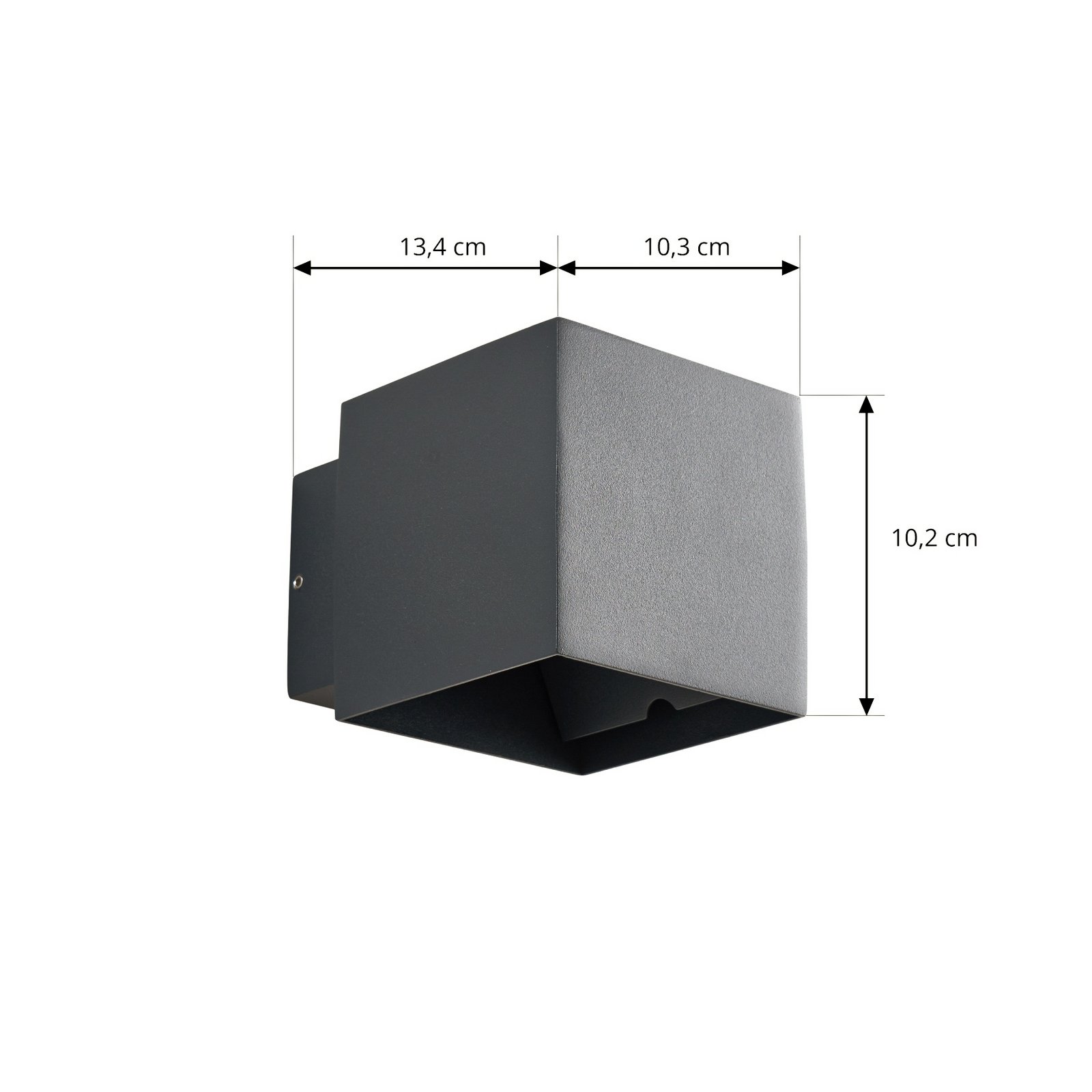 Lindby Esani LED outdoor wall light, anthracite, up/down, IP54