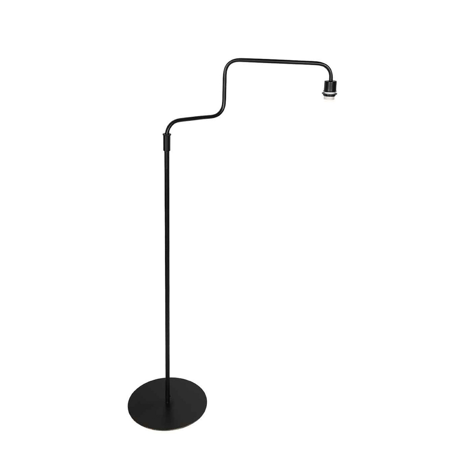Vloerlamp Bloeba, zwart/bruin, hoogte 165 cm, kurk