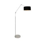Lampadar Prestige Chic culoare oțel/negru-auriu Înălțime 250 cm