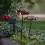 Lumini-LED-koristevalaisin, ruskea/pronssi, maakiinnike, metalli