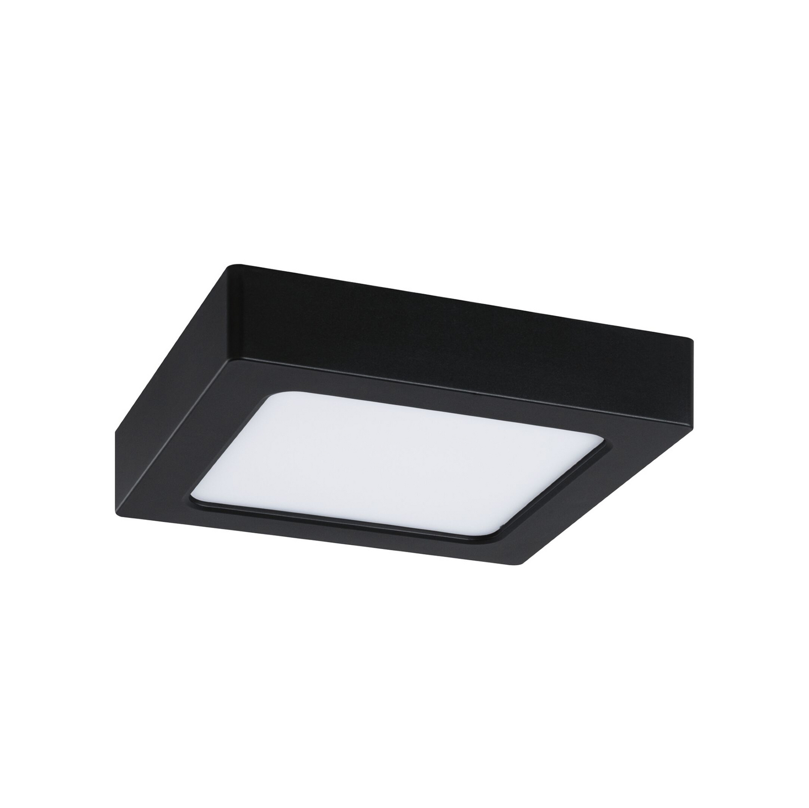 Paulmann LED-panel Abia 2, dolžina 17 cm, črn, CCT, plastika