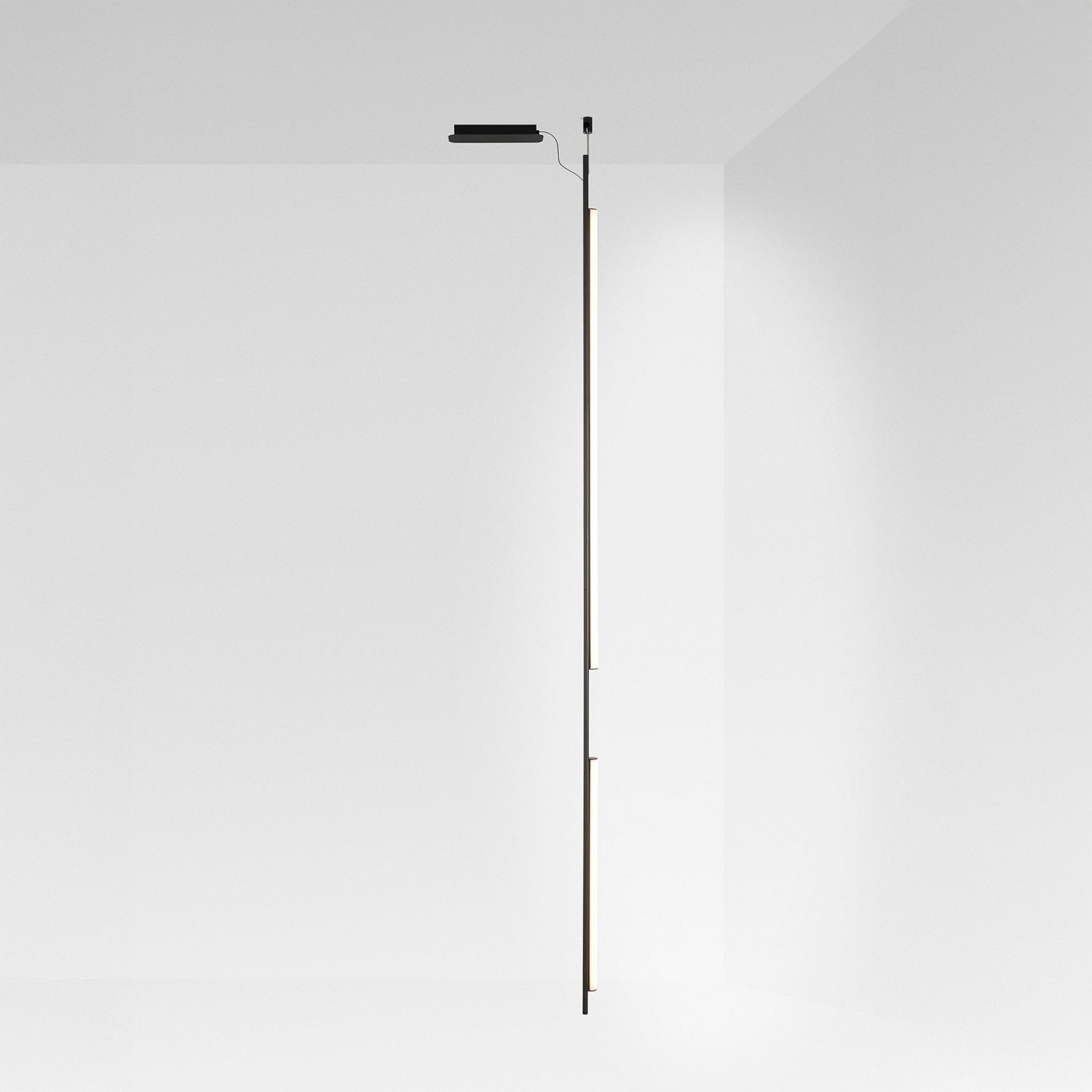 Lampă suspendată MARSET LED Ambrosia 235 cu priză 3000 K negru - Camera de zi / sufragerie - Design - Aluminiu