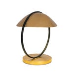 Lampada da tavolo MEZZADORA, oro/nero, altezza 35 cm, metallo, 2 x G9