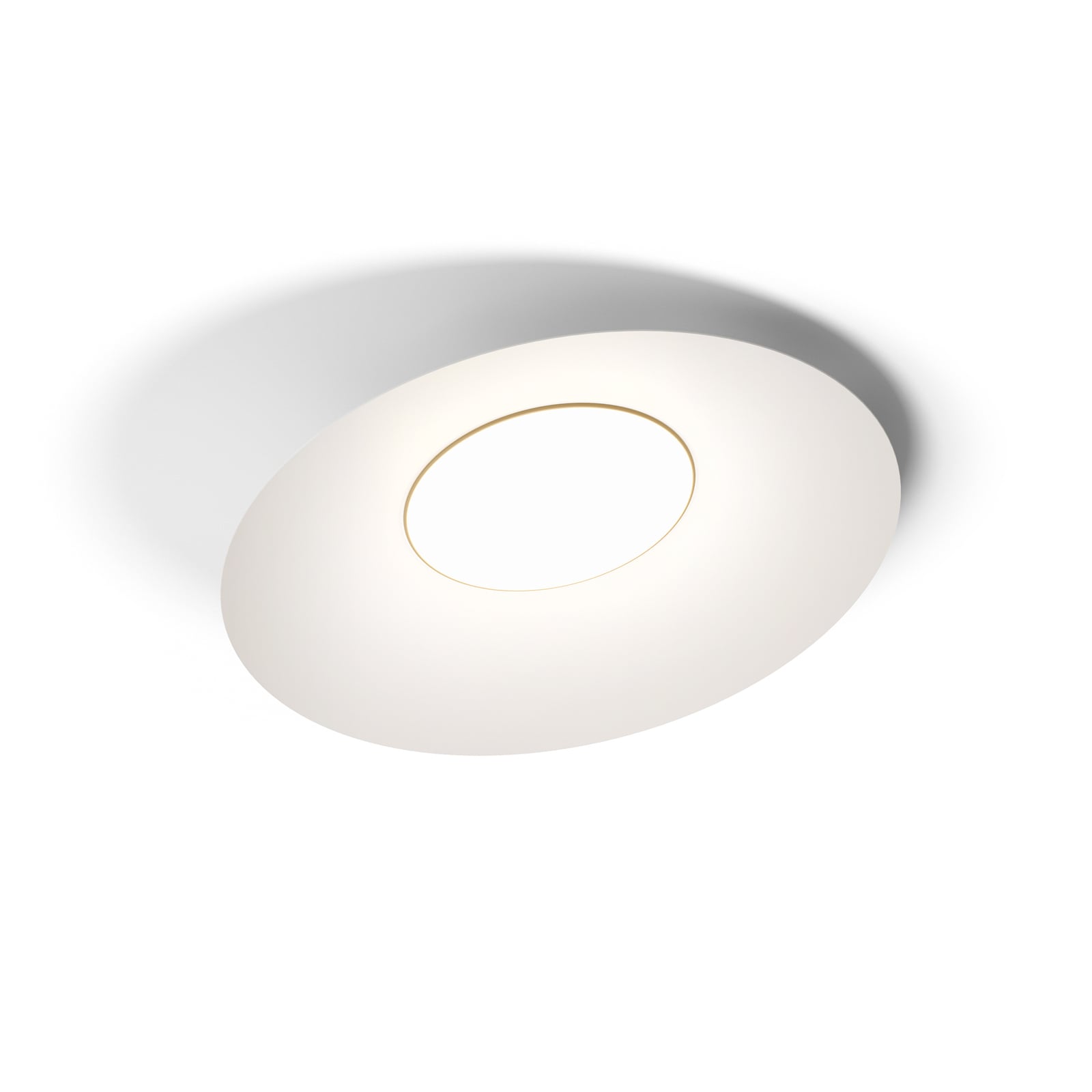 kdln LED-Deckenlampe Kate, weiß, Ø 90 cm, Metall