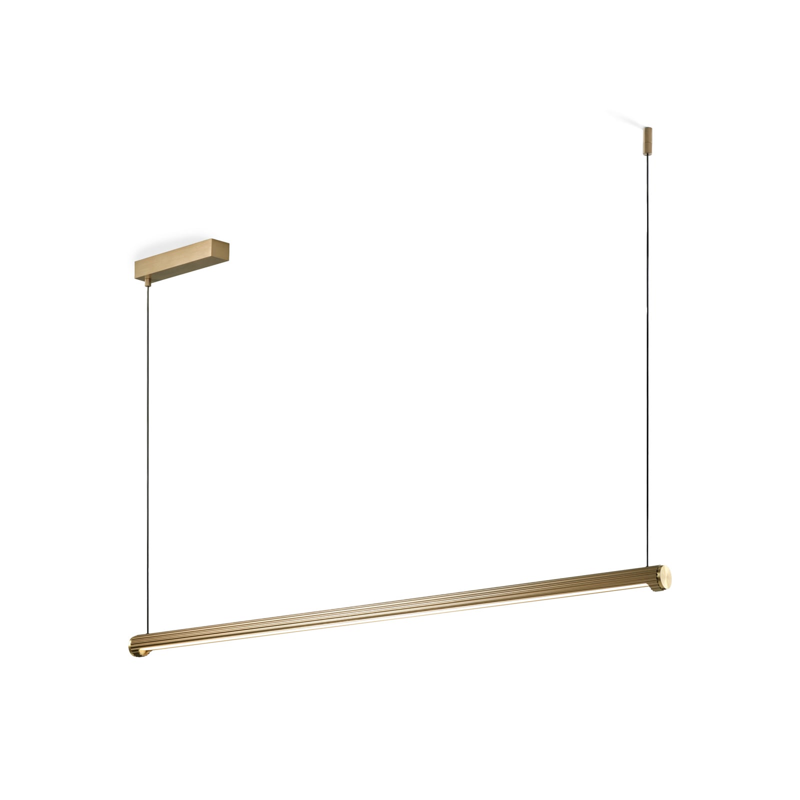 Velvet S1400 Switch LED pendant light, brass - LIGHT-POINT