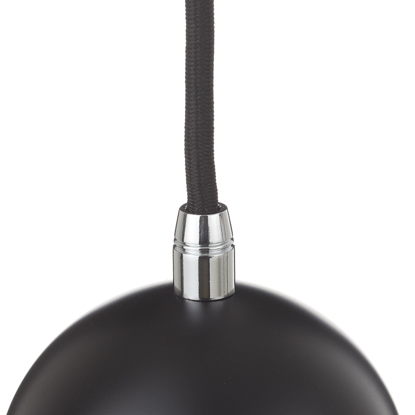 SLV Light Eye Ball hänglampa svart/krom