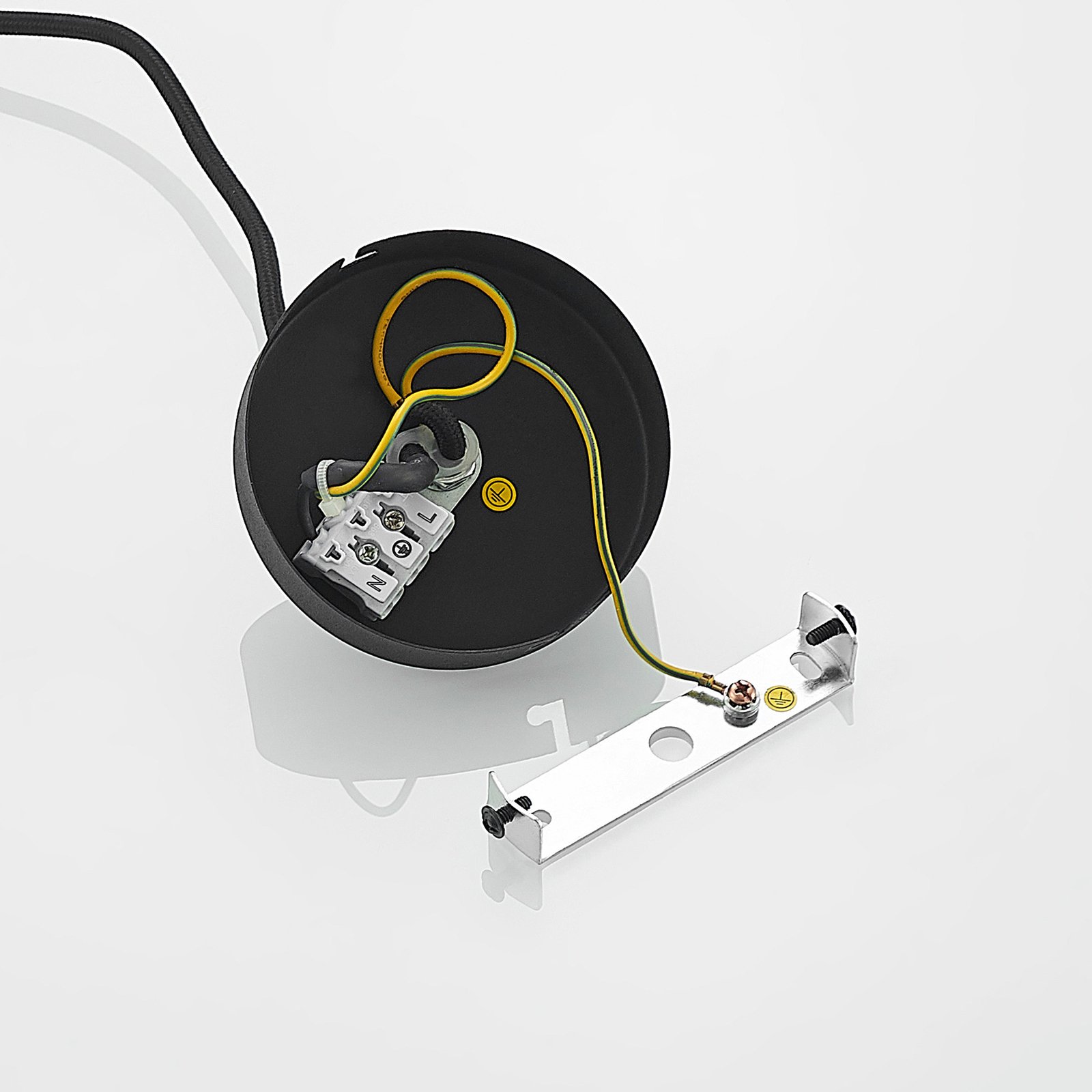 Narisara Pendelleuchte Ø40 Black/Gold - Lindby