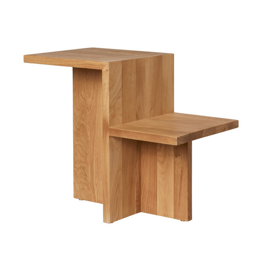 Distinct sivupöytä, tammi, korkeus 50 cm - ferm LIVING