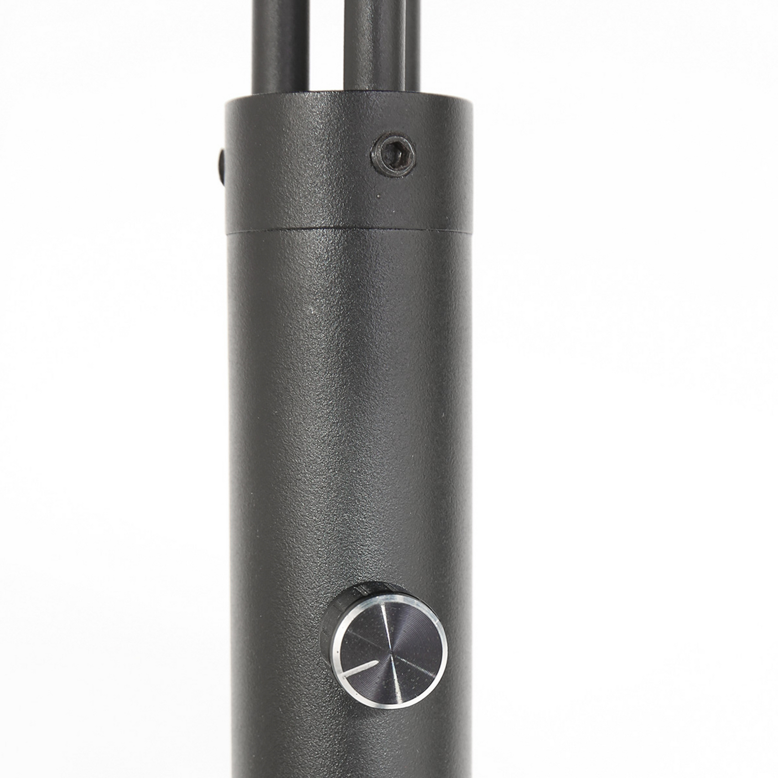 Nox Light álló lámpa, 3 izzós, fekete, barna kábel, E27