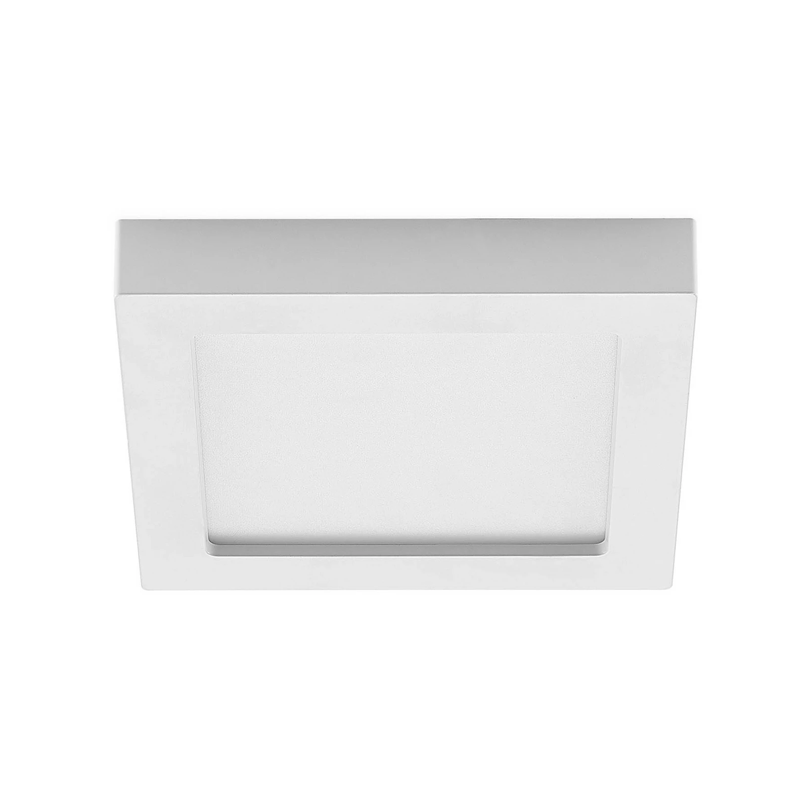Prios plafoniera Alette, bianco, 22,7 cm, 18W, dimmerabile
