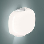 Foscarini Chouchin 3 Semi wall light made of Glas