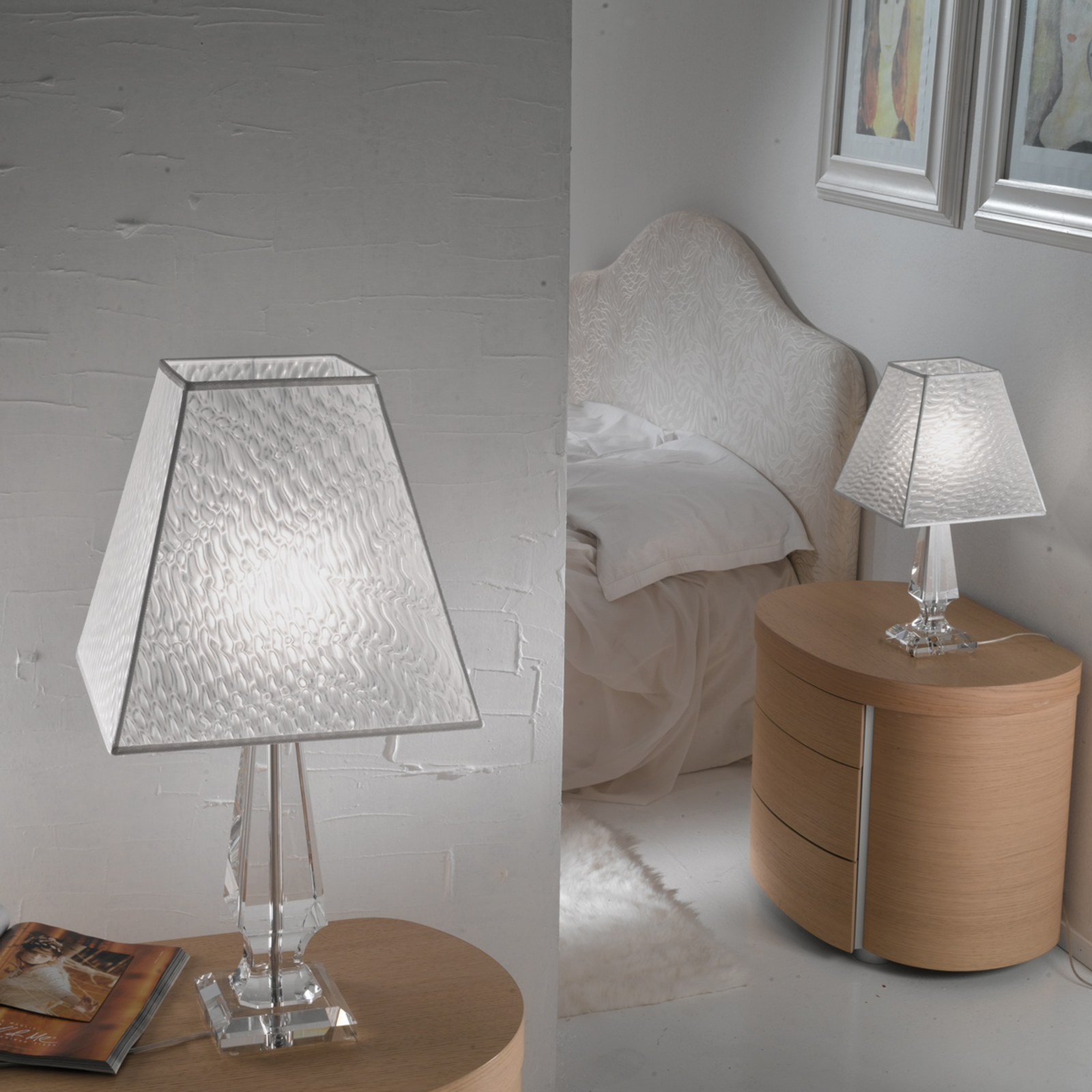 Light-looking Notte table lamp
