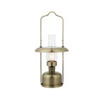 Markslöjd LED battery-powered table lamp Fanos, brass, dimmable, IP44