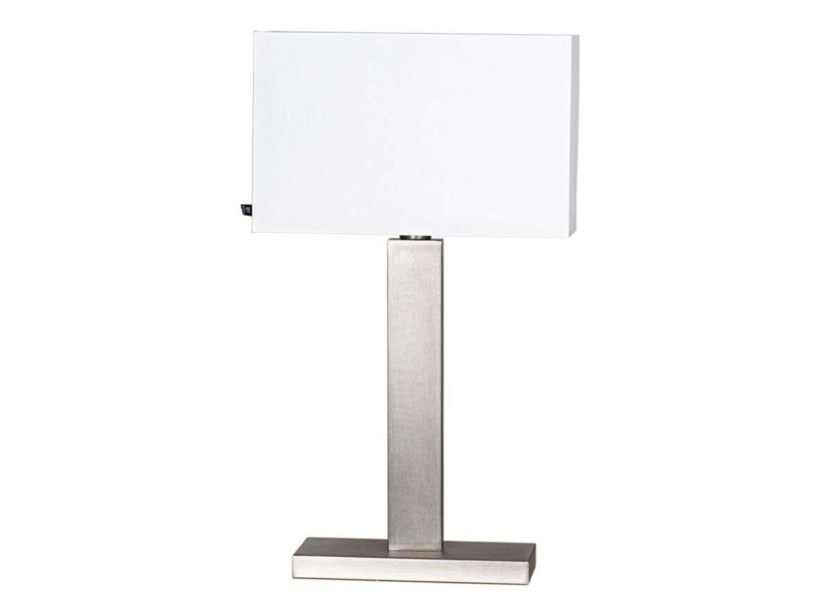 Prime Stolní Lampa H69 Brushed Steel/White - By Rydéns