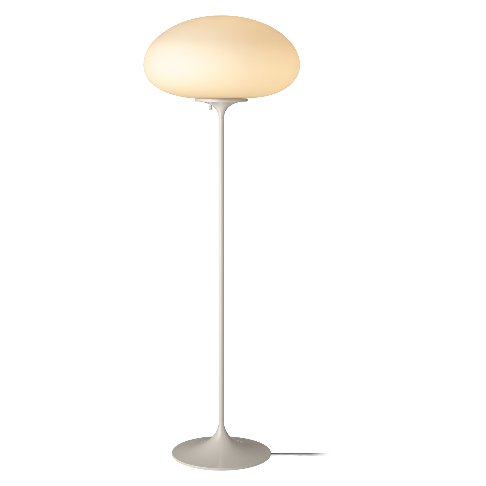 GUBI Stemlite floor lamp, grey, 110 cm