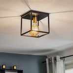 Ruben ceiling light, black