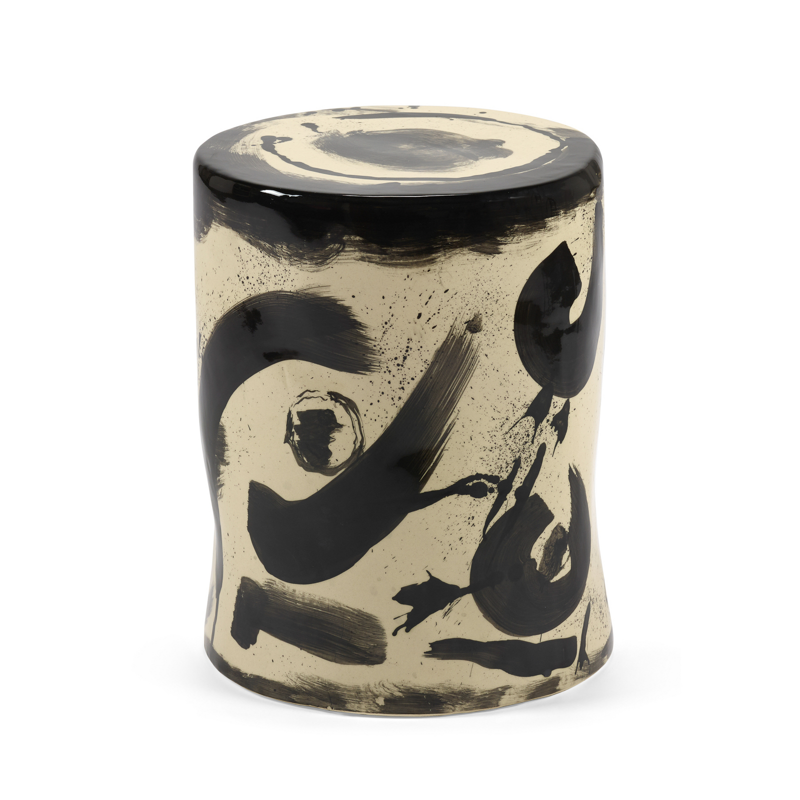 06 BLACK SOPHIA PAWN sidebord, keramik, højde 34 cm – Serax