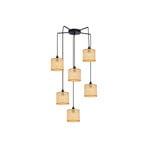 Erica pendant light, 6-bulb