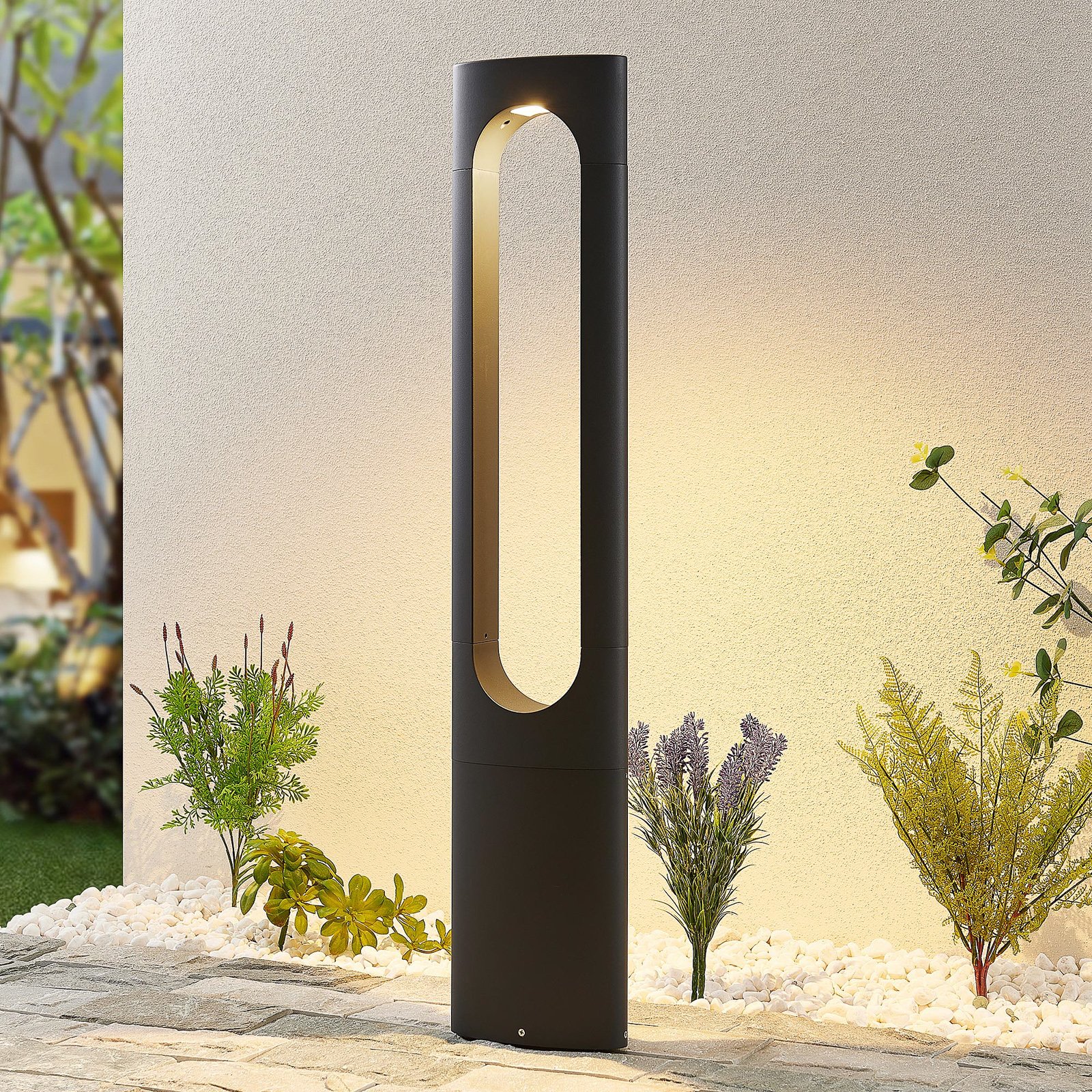 Fenti LED Gartenleuchte H90 Dark Grey - Lucande