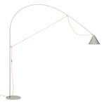 candeeiro de pé LED midgard AYNO XL, cinzento/laranja, 3.000 K 290 cm