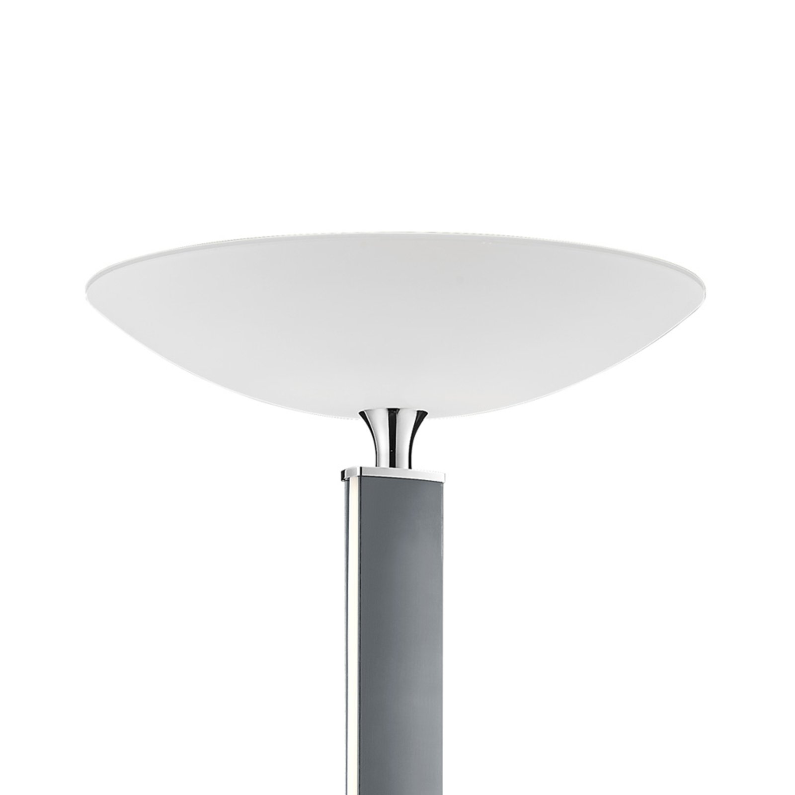 BANKAMP Pure F LED uplighter with touch dimmer