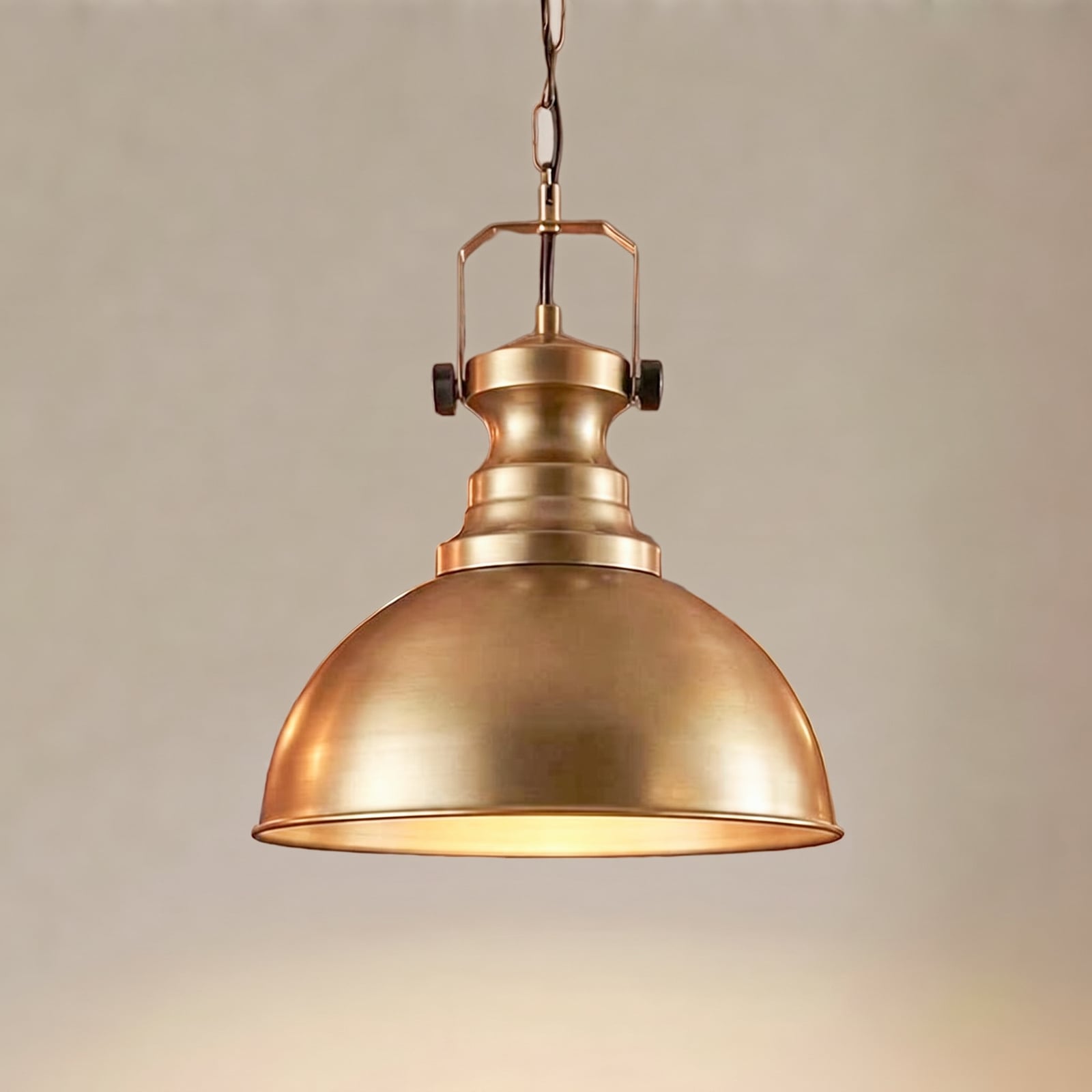 Kure lampa za vješanje, zlatne boje, Ø 31 cm, metal, E27