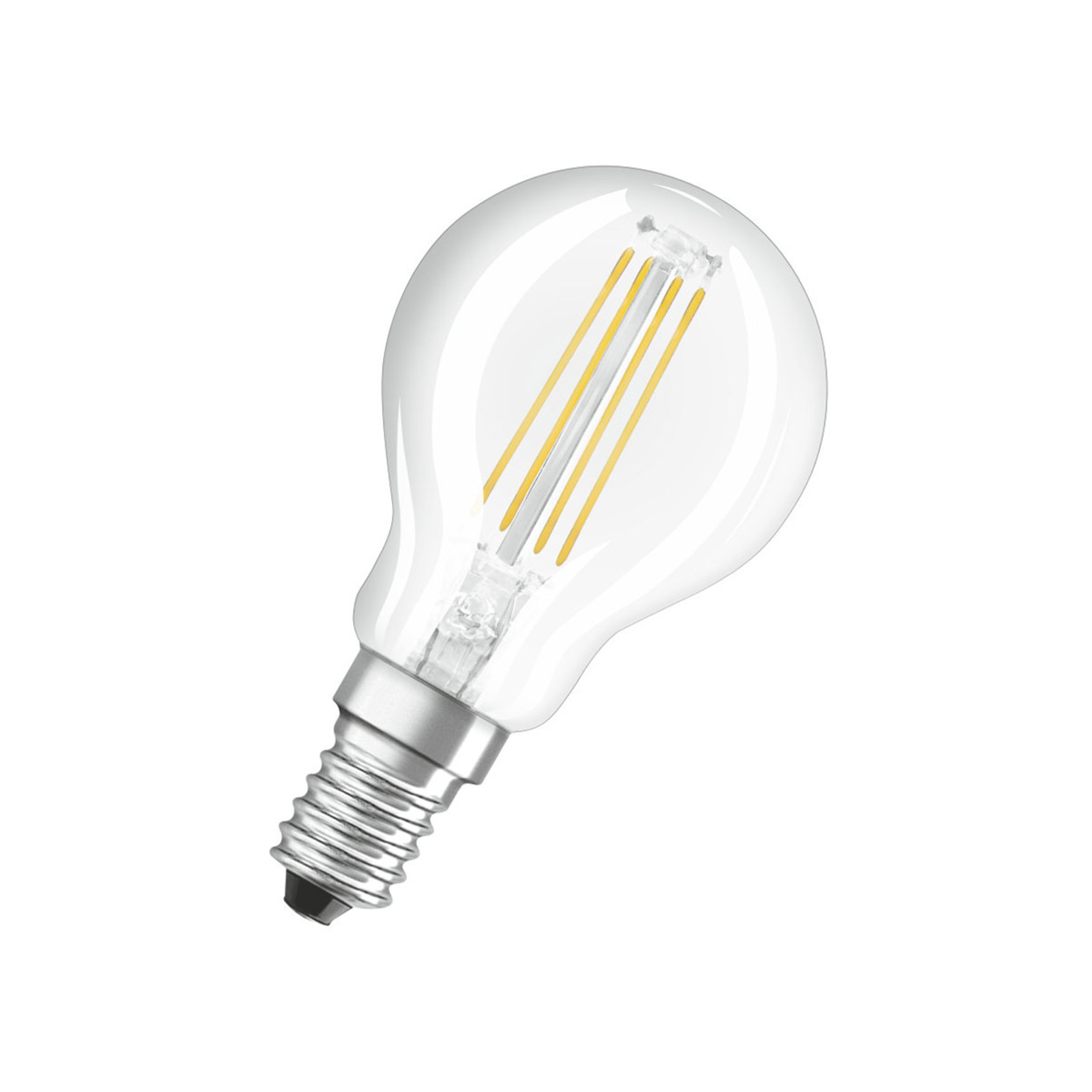 OSRAM LED žárovka E14P40 4W filament 840 470lm 3ks
