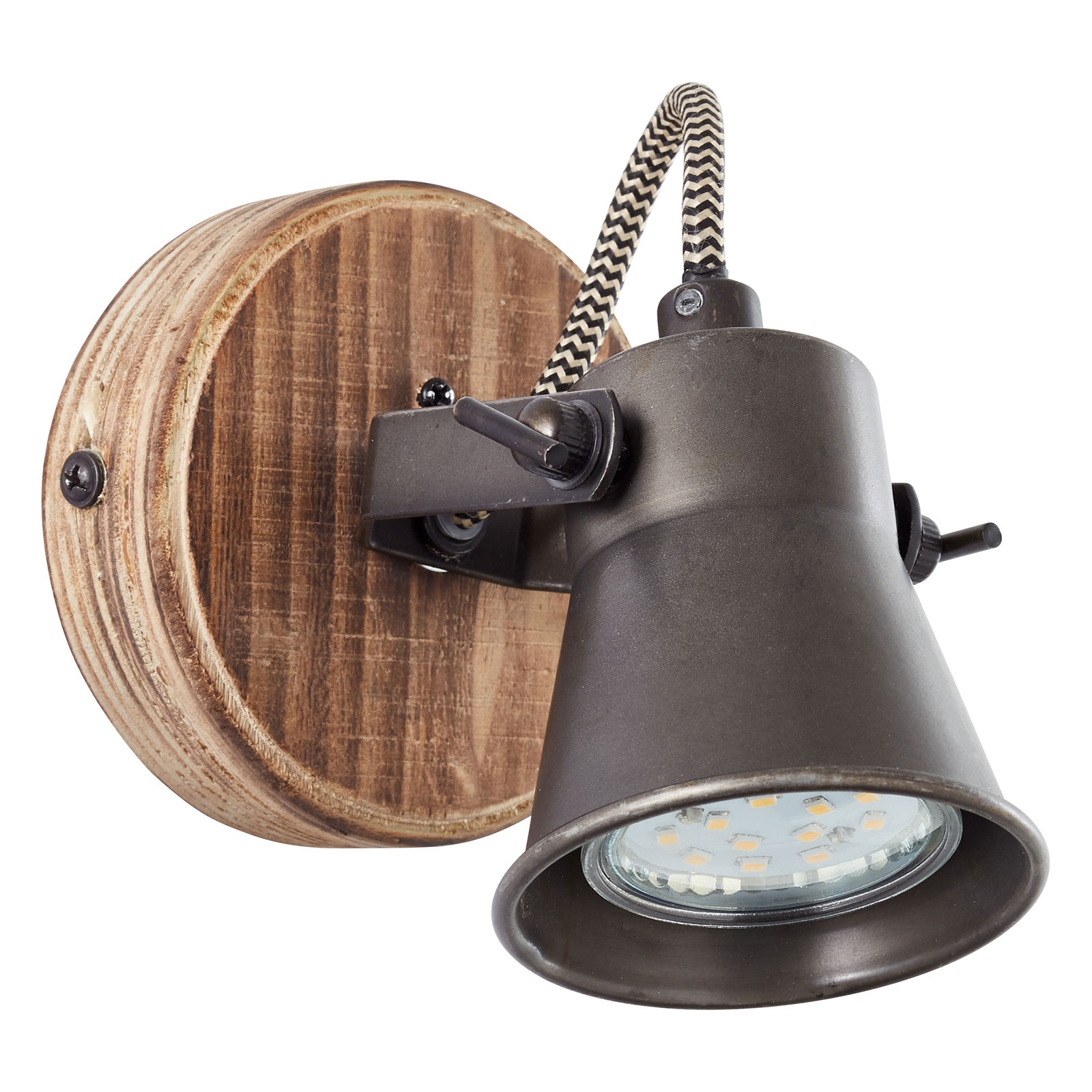 Wall spotlight Seed black