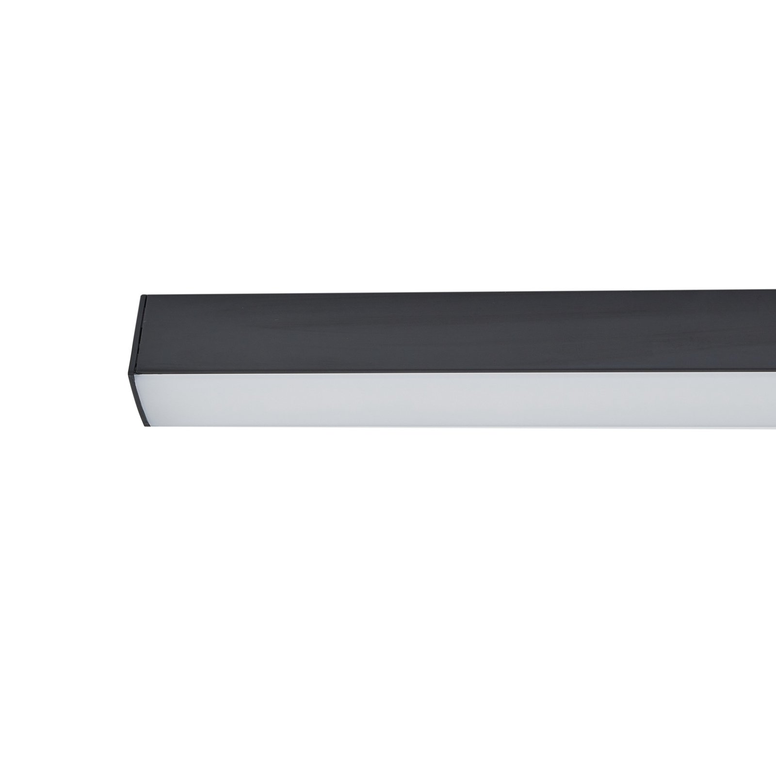 Teniona LED-Deckenleuchte 132 cm schwarz Aluminium - Lucande