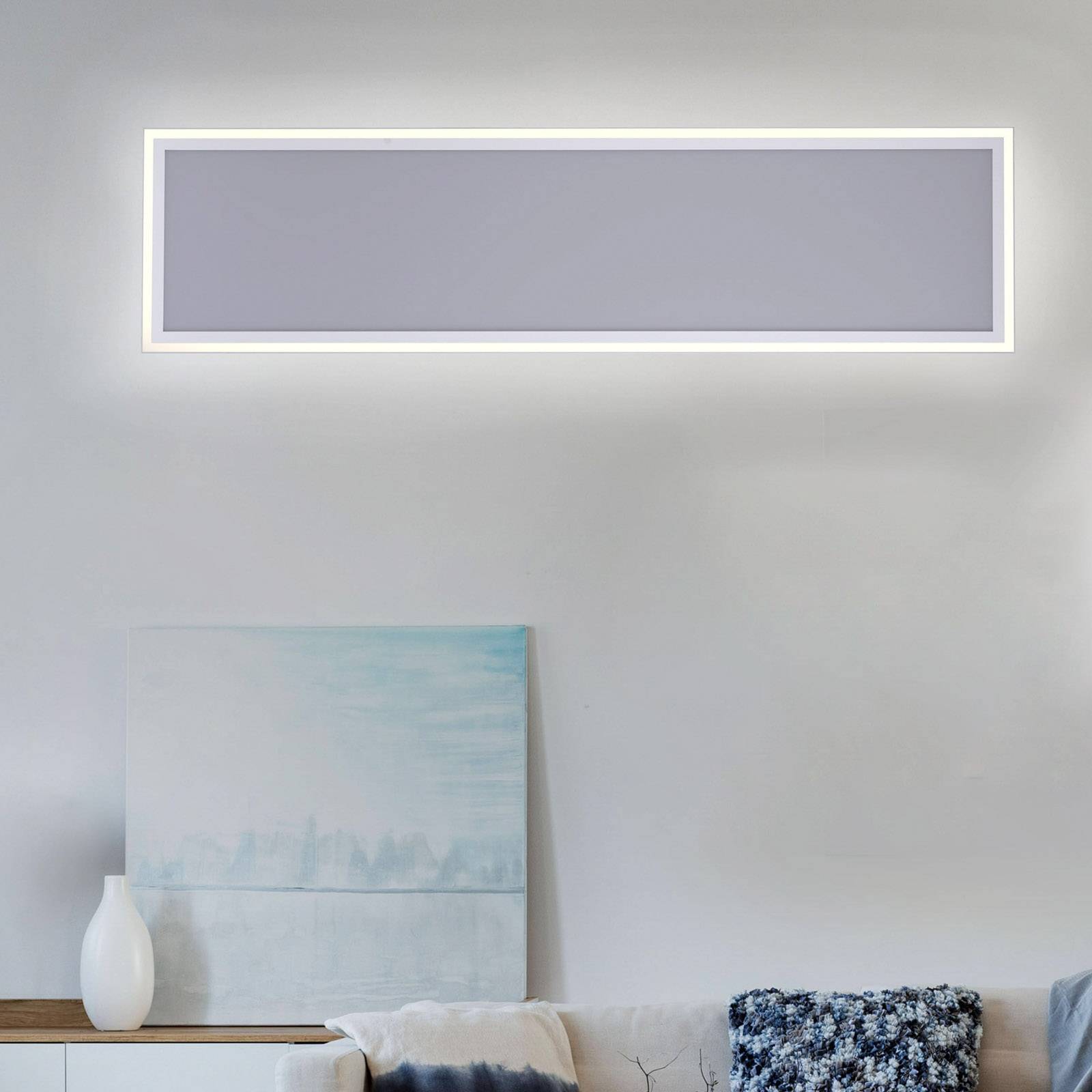 JUST LIGHT. LED-panel Edging justerbar vitfärg 121×31 cm
