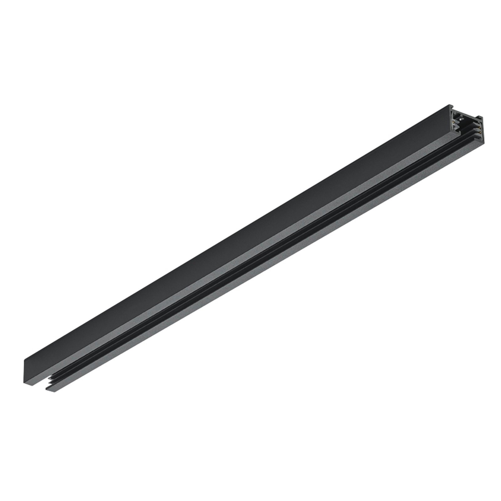 2-fase rail DUOline, mat zwart, 50cm