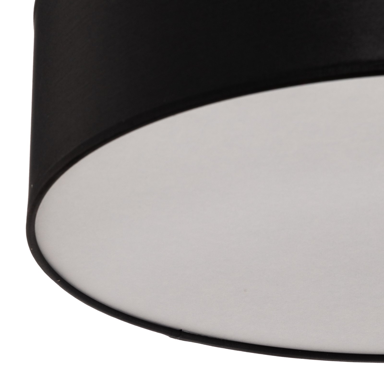 Rondo ceiling light, dark grey Ø 45cm