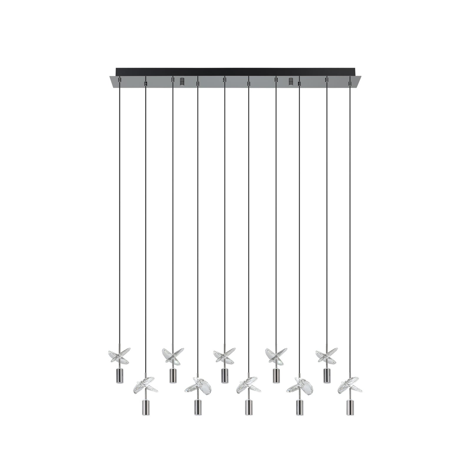 Suspension LED Stars of Light Comareira nickel 91 cm CCT