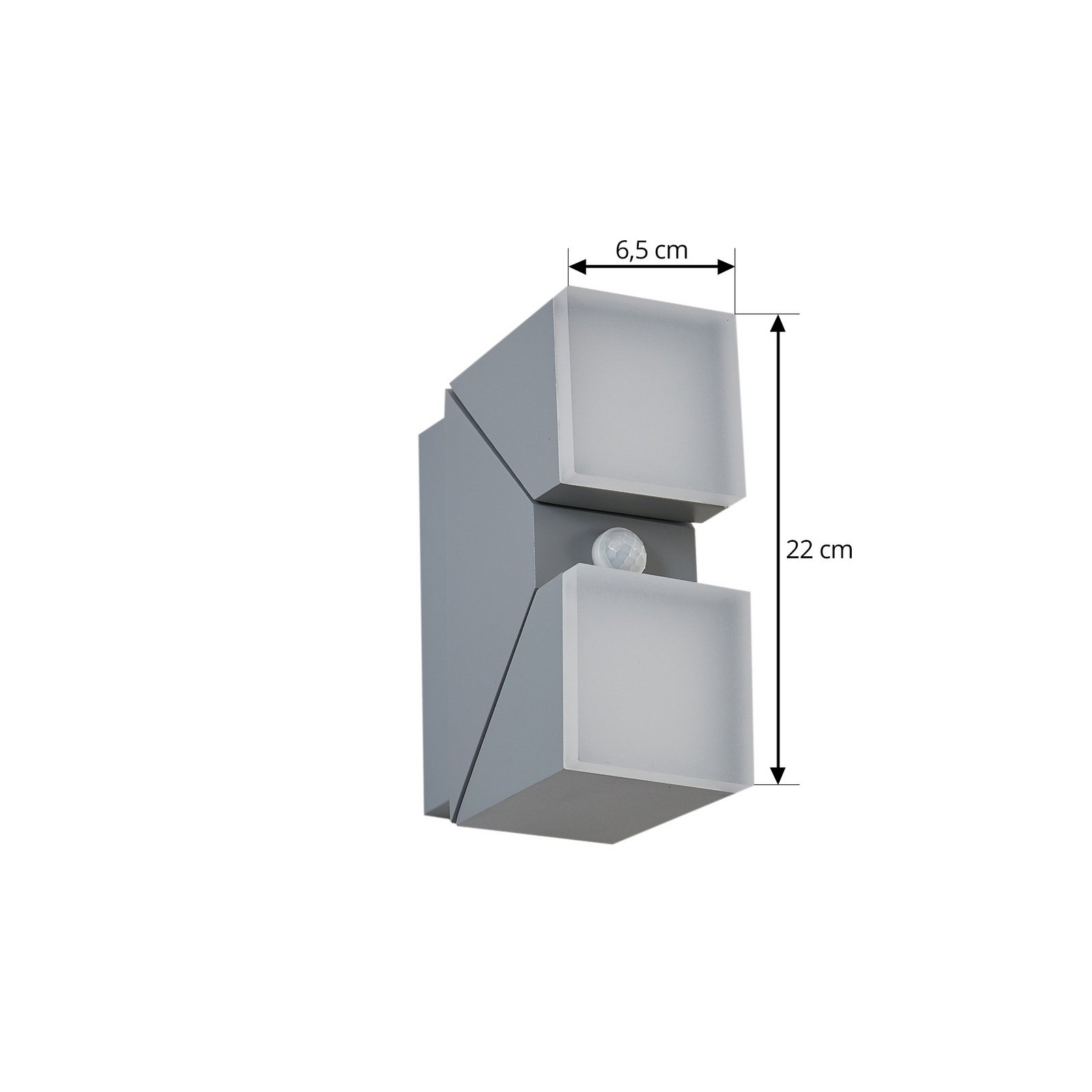Sally LED Outdoor Wall Lamp w/Sensor Grey - Lindby